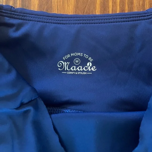 MAACIE Maternity Navy Blue Tennis Skirt - Picture 4 of 10